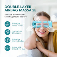 Smart Eye Massager 5 Modes Vibration Airbag Compress Eye Care Instrument Bluetooth Music Eye Massage Glasses Eye Relax Fatigue