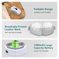 Smart Eye Massager 5 Modes Vibration Airbag Compress Eye Care Instrument Bluetooth Music Eye Massage Glasses Eye Relax Fatigue