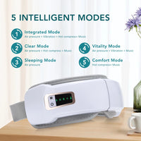 Smart Eye Massager 5 Modes Vibration Airbag Compress Eye Care Instrument Bluetooth Music Eye Massage Glasses Eye Relax Fatigue